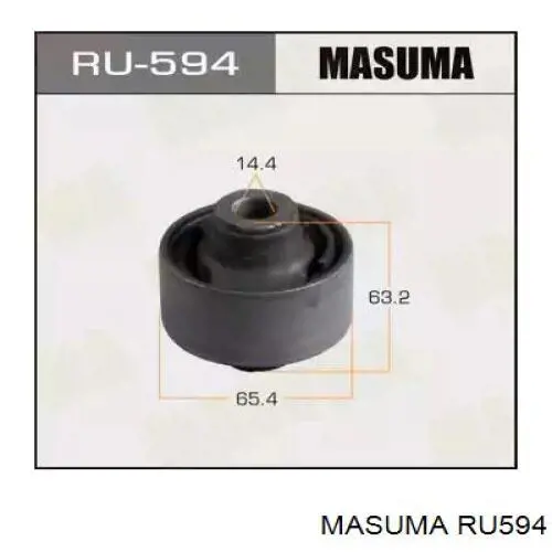 Silentblock de brazo de suspensión Masuma RU594 precio, desde 10,45 EUR