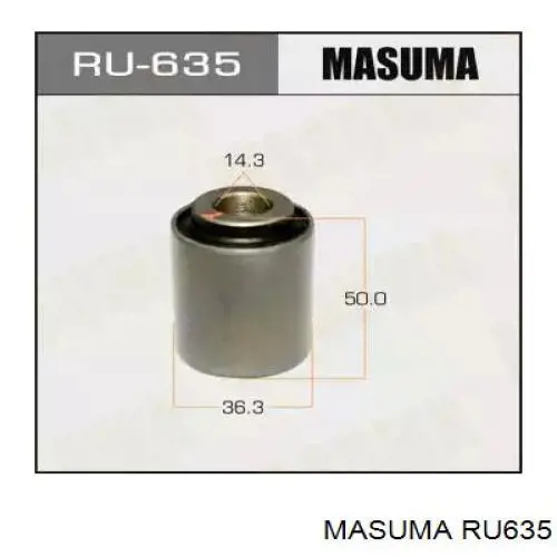 RU635 Masuma barra transversal de suspensión trasera
