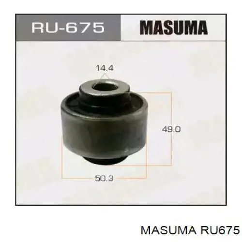 RU675 Masuma Silentblock de brazo de suspensión delantero inferior