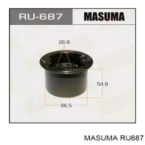 RU687 Masuma silentblock de suspensión delantero inferior