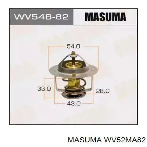 WV52MA82 Masuma termostato