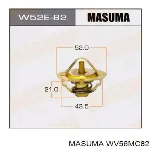 WV56MC82 Masuma termostato