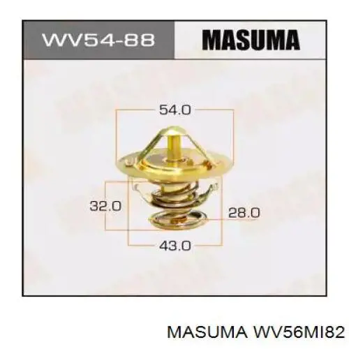 WV56MI82 Masuma Termostato de agua