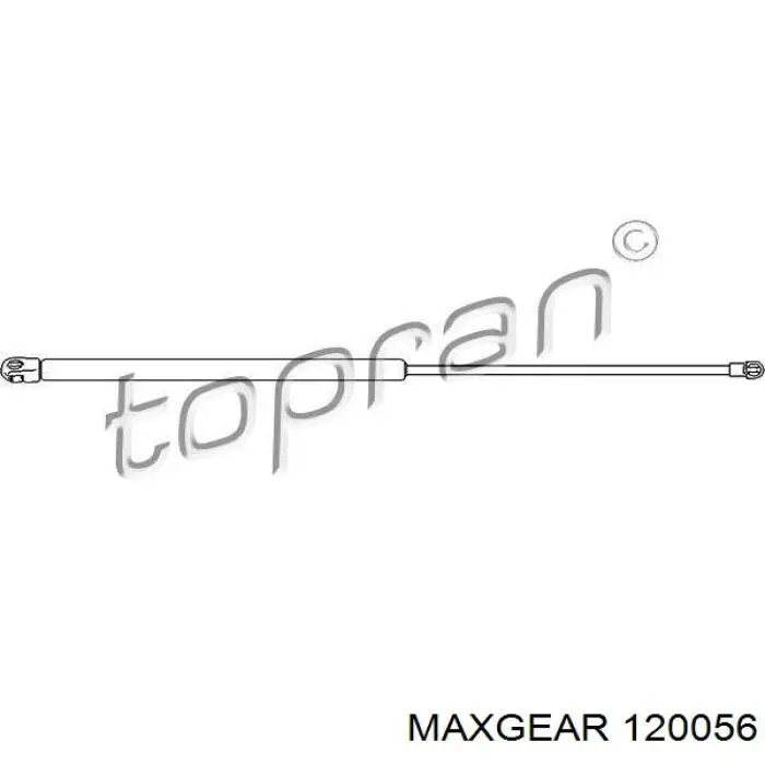 12-0056 Maxgear amortiguador de maletero