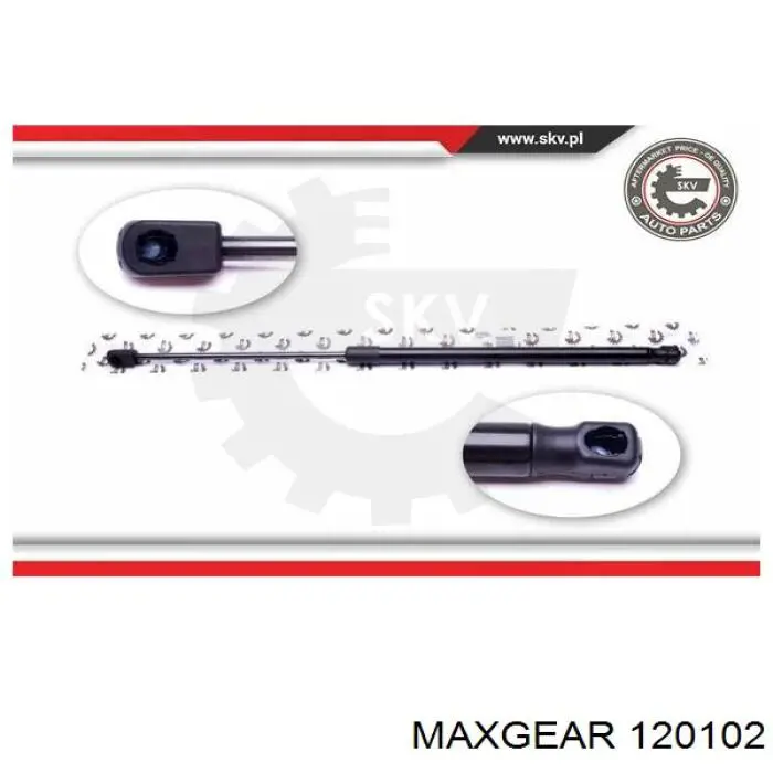 12-0102 Maxgear amortiguador de maletero