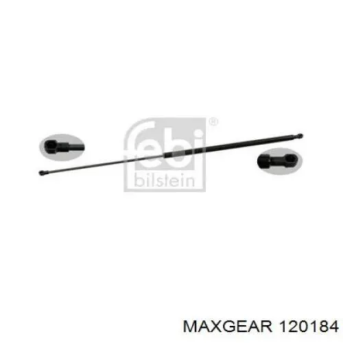Muelle neumático de capó de motor Volvo 30819865
