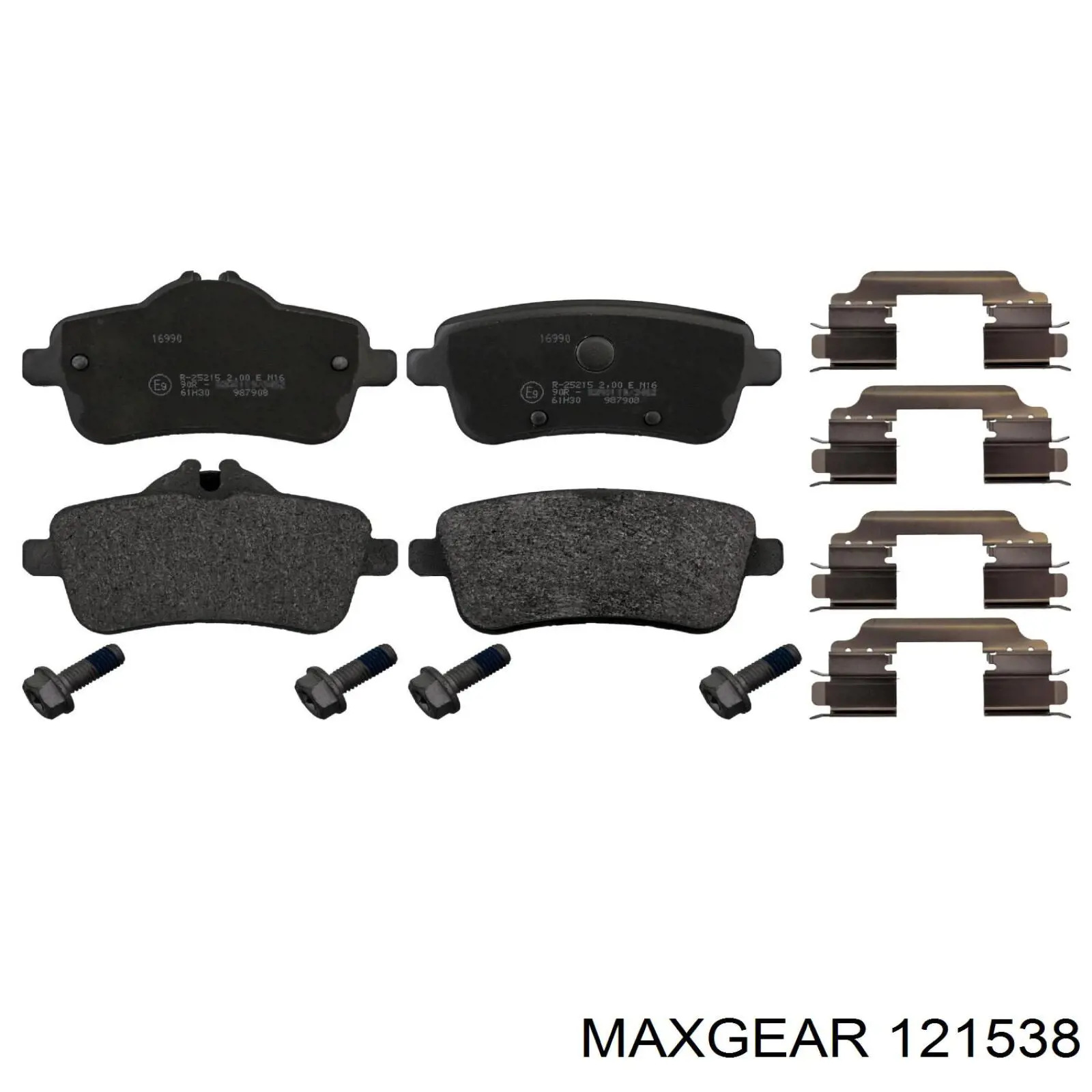 12-1538 Maxgear amortiguador de maletero