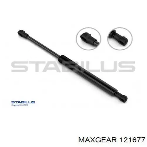 12-1677 Maxgear amortiguador de maletero