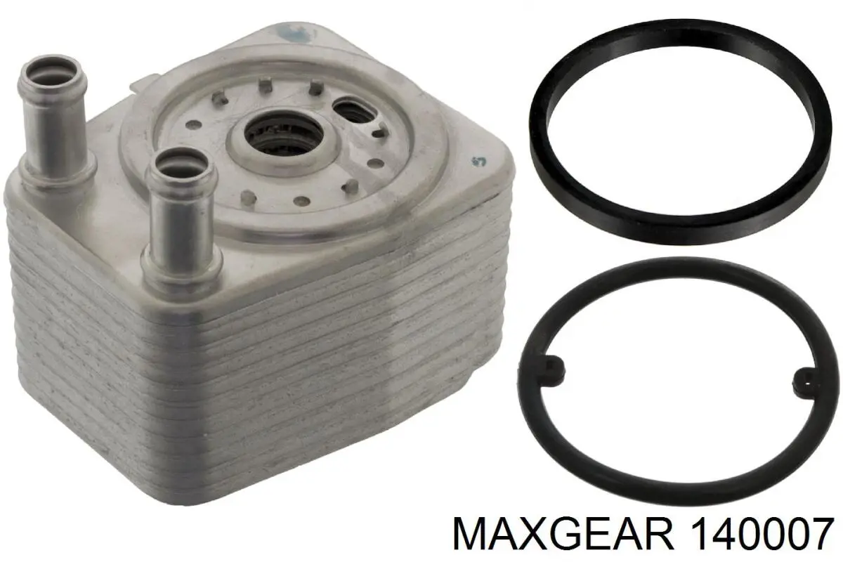 140007 Maxgear radiador de aceite, bajo de filtro