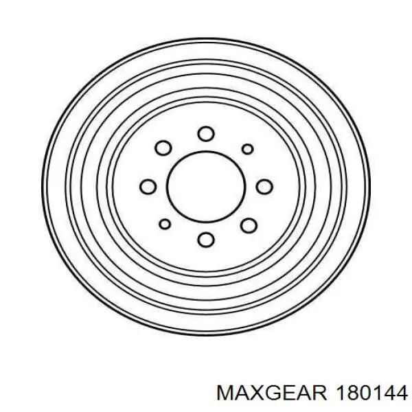 18-0144 Maxgear brida del sistema de refrigeración (triple)