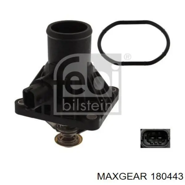 18-0443 Maxgear termostato, refrigerante