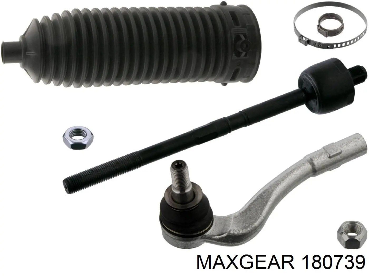 180739 Maxgear tubo flexible de aire de sobrealimentación izquierdo