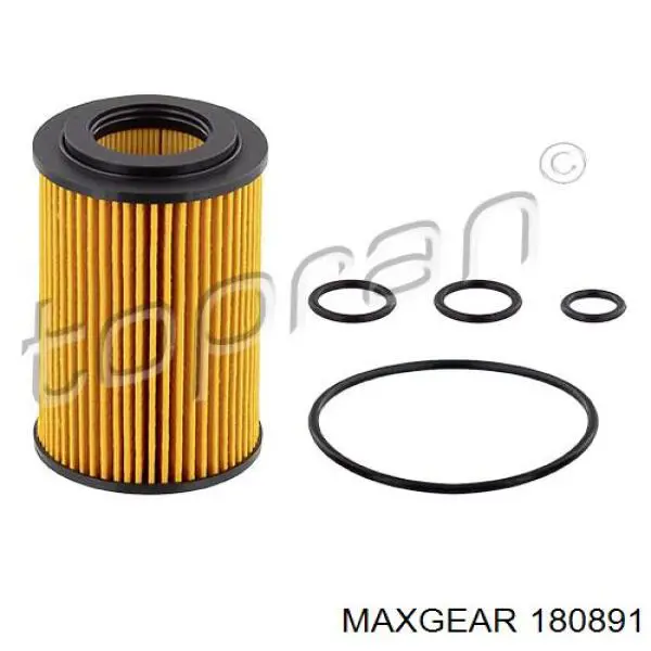 18-0891 Maxgear conducto aceite, turbocompresor, retorno