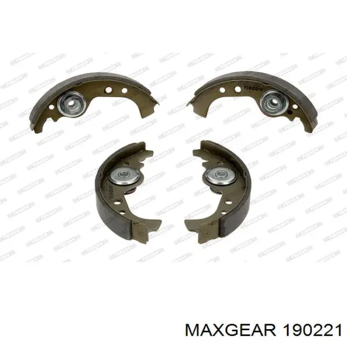 19-0221 Maxgear zapatas de frenos de tambor traseras