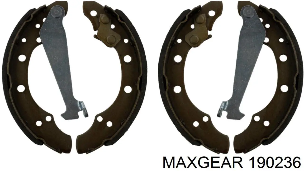 19-0236 Maxgear zapatas de frenos de tambor traseras