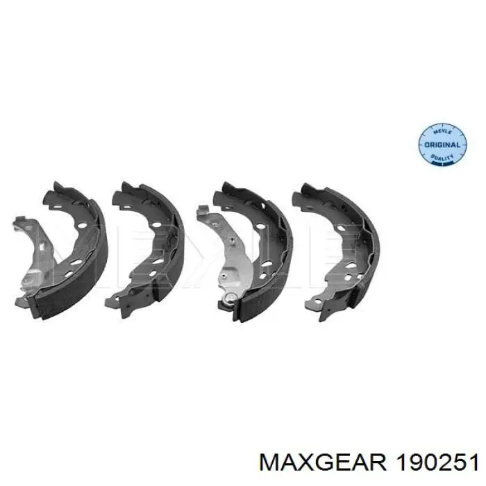 19-0251 Maxgear zapatas de frenos de tambor traseras