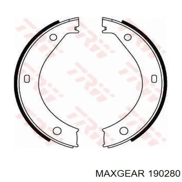 Juego de zapatas de frenos, freno de estacionamiento BMW 5 E28