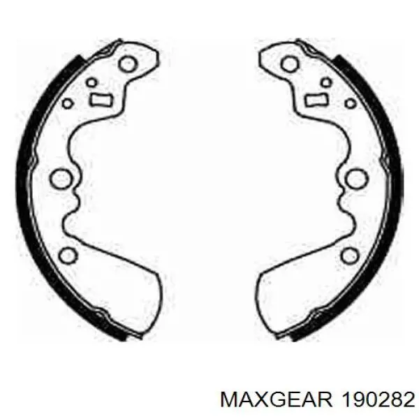 19-0282 Maxgear zapatas de frenos de tambor traseras