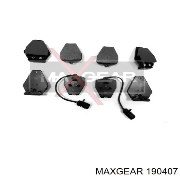 19-0407 Maxgear pastillas de freno delanteras