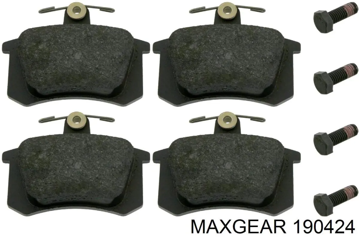 19-0424 Maxgear pastillas de freno traseras