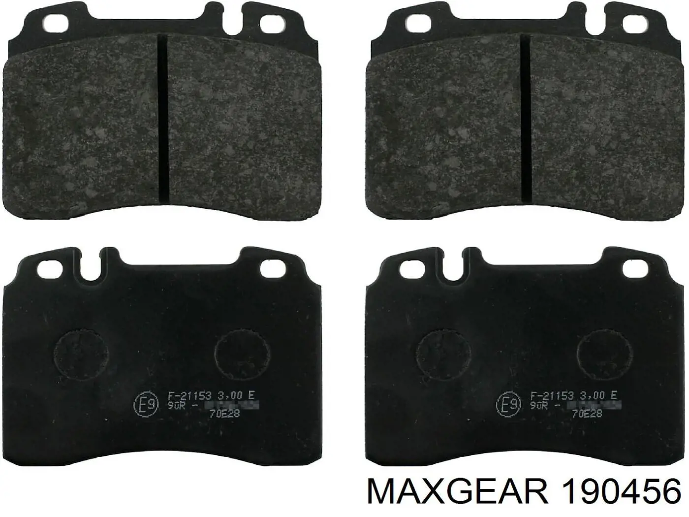 19-0456 Maxgear pastillas de freno delanteras