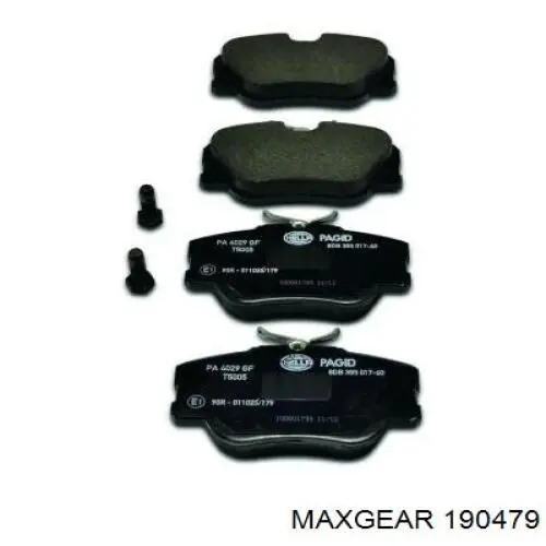 19-0479 Maxgear pastillas de freno delanteras