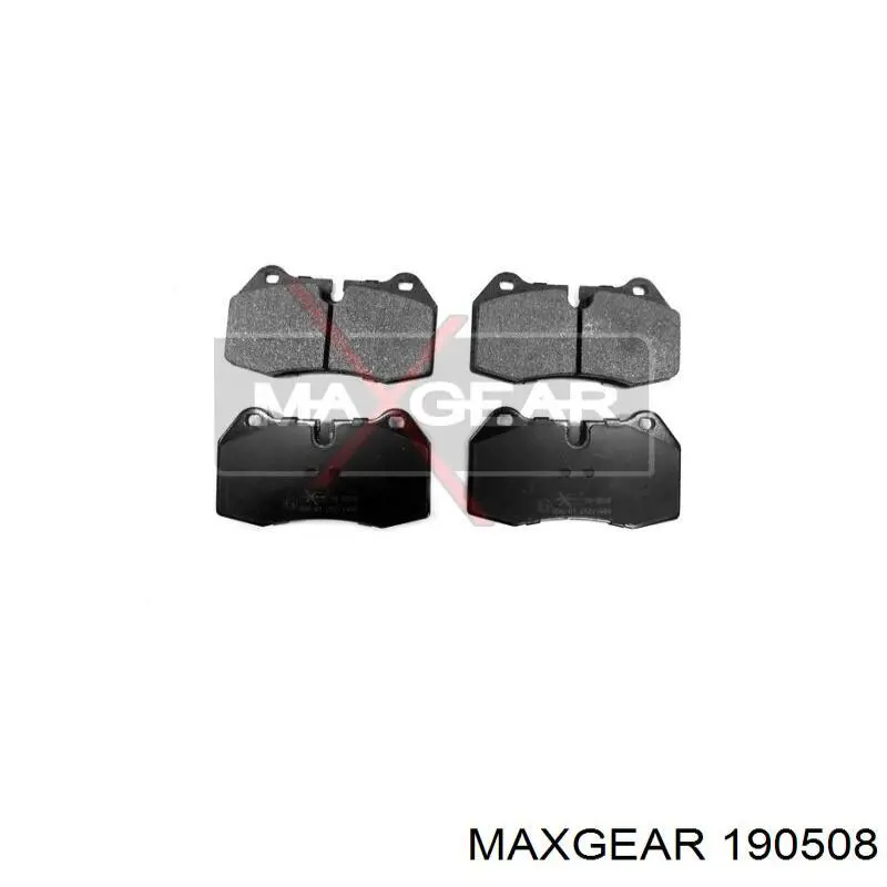 19-0508 Maxgear pastillas de freno delanteras