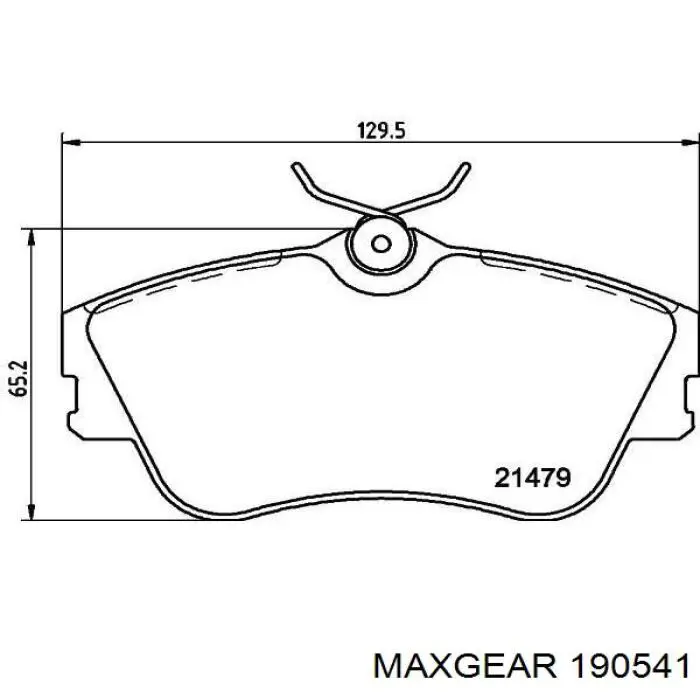 Pastillas freno delanteras Maxgear 190541 precio, desde 29,78 EUR