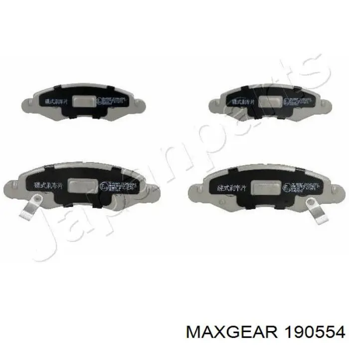 19-0554 Maxgear pastillas de freno delanteras