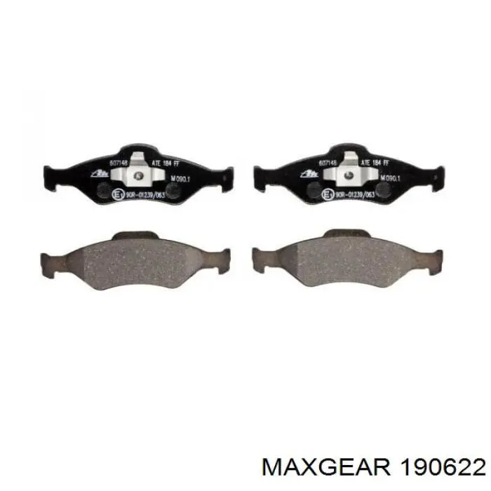 19-0622 Maxgear pastillas de freno delanteras