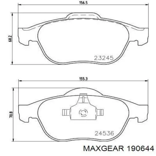 Pastillas de freno delanteras Renault Espace 4 JK0