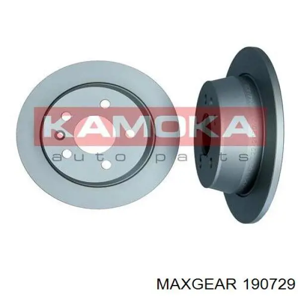 19-0729 Maxgear disco de freno trasero