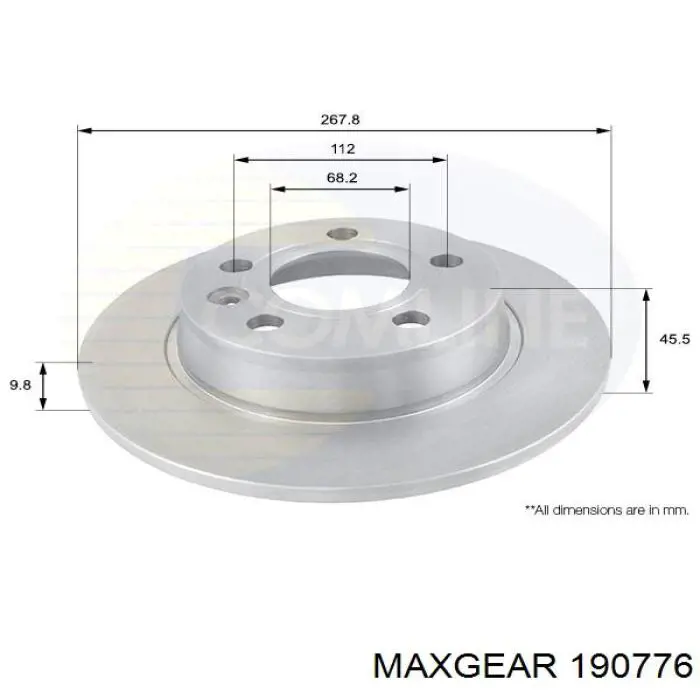 Comprar 7MO615601C VAG Disco de freno trasero
