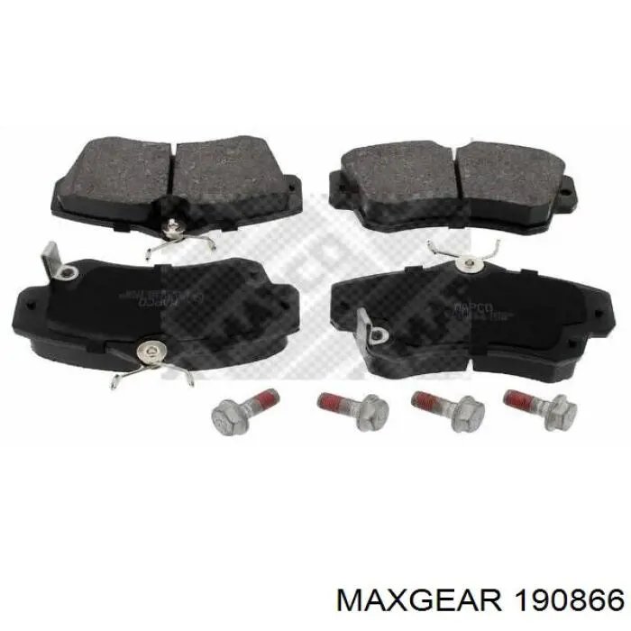 19-0866 Maxgear pastillas de freno delanteras