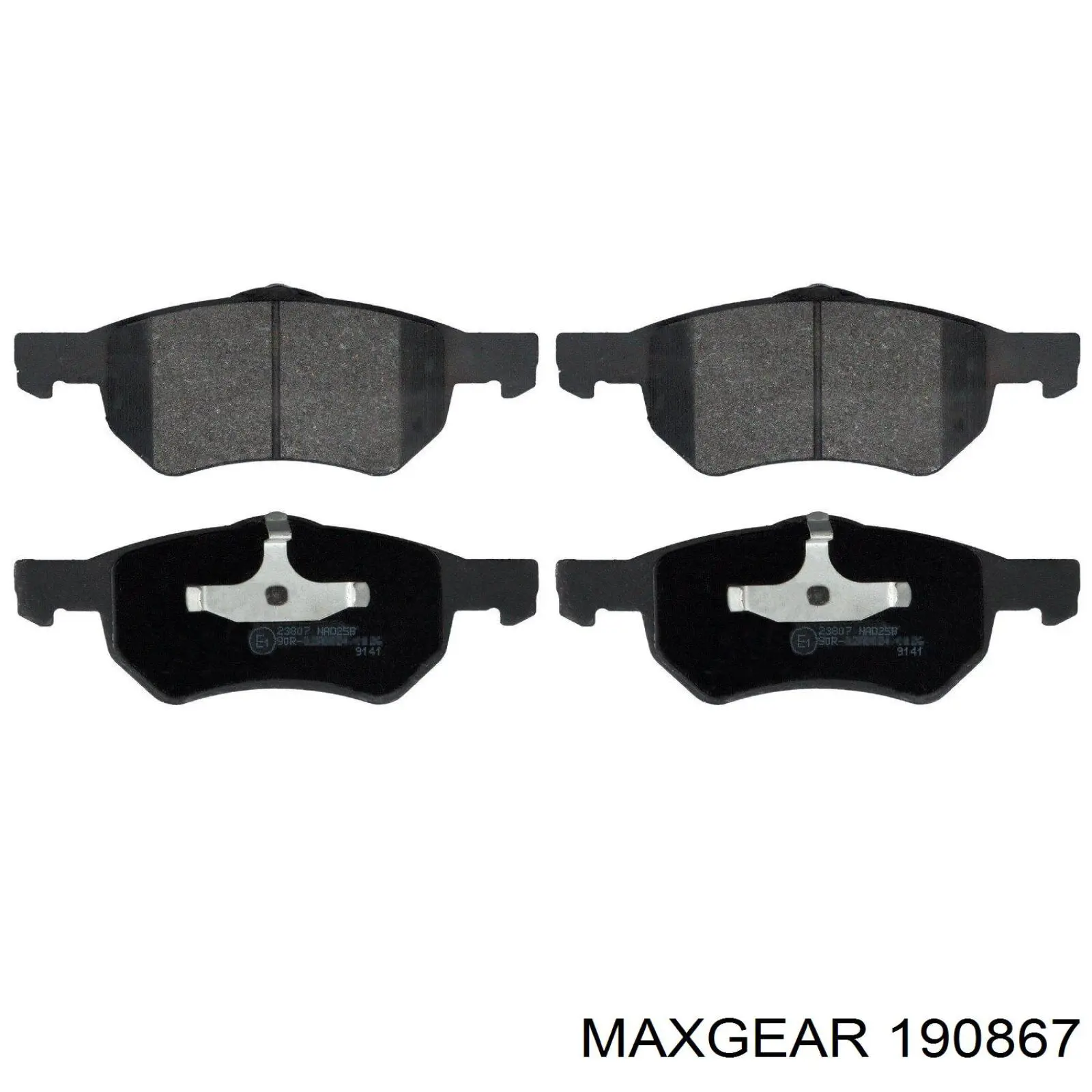 19-0867 Maxgear pastillas de freno delanteras