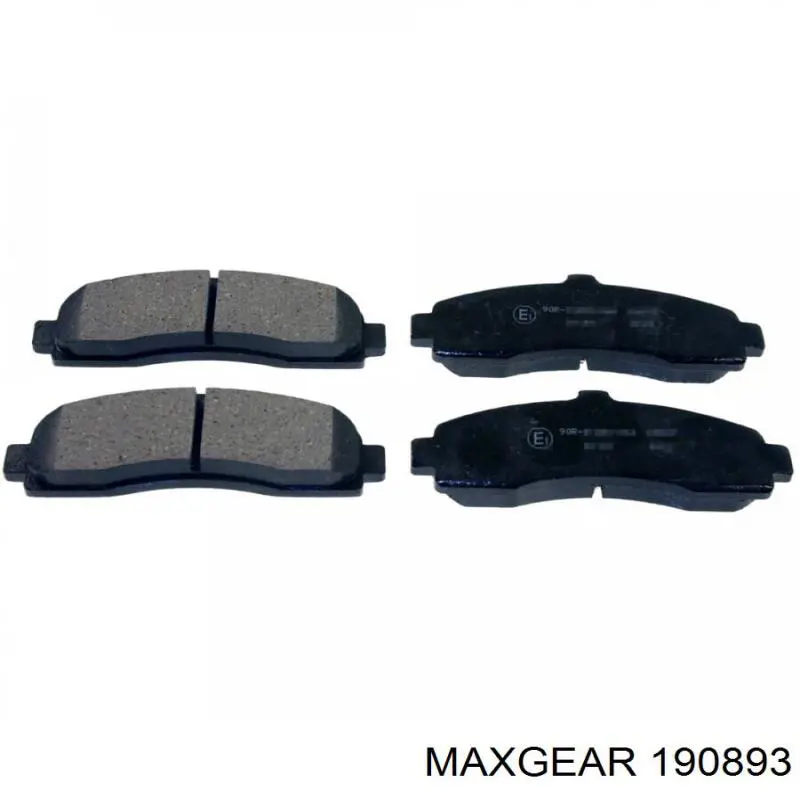 19-0893 Maxgear pastillas de freno delanteras