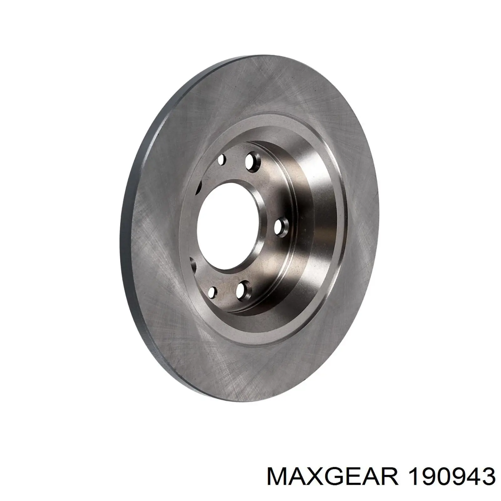Disco de freno trasero 190943 Maxgear