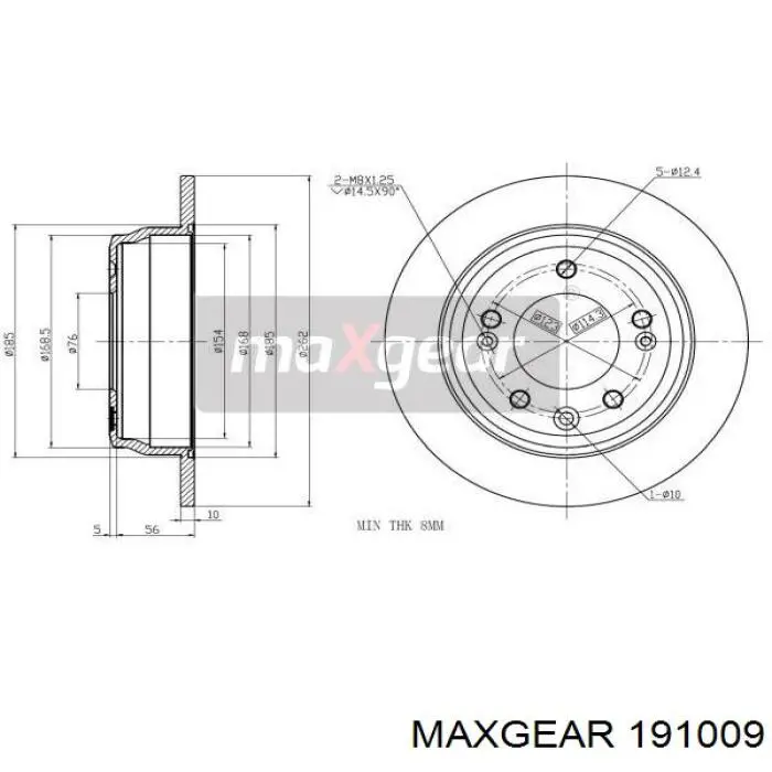 Freno de disco delantero Renault Trafic 2 FL