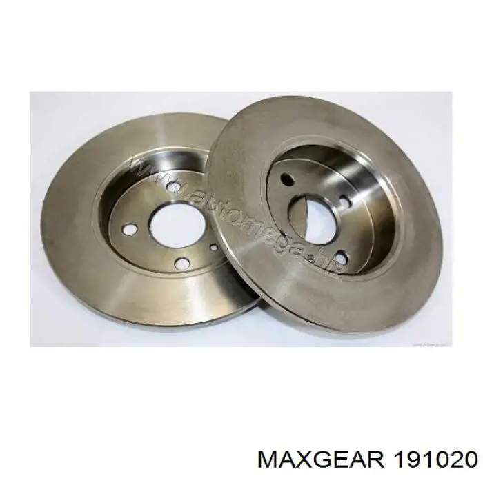 19-1020 Maxgear disco de freno trasero