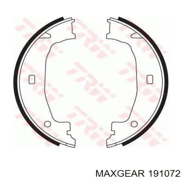 Zapatas de freno de mano 191072 Maxgear