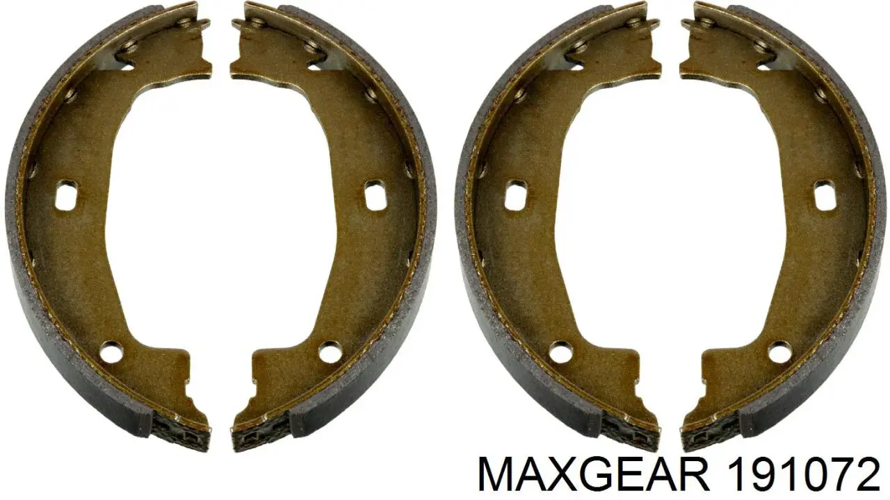 191072 Maxgear Zapatas de freno de estacionamiento