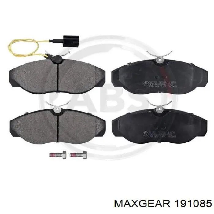 19-1085 Maxgear pastillas de freno delanteras