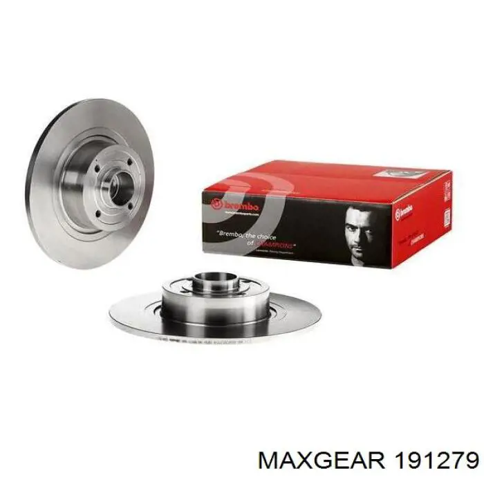 19-1279 Maxgear disco de freno trasero