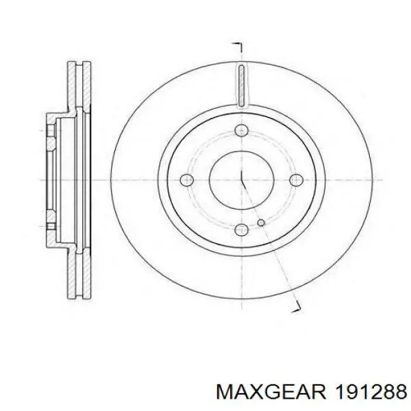 191288 Maxgear Discos