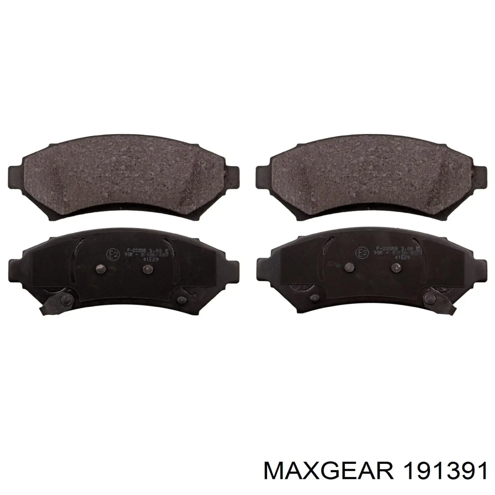 191391 Maxgear pastillas de freno delanteras