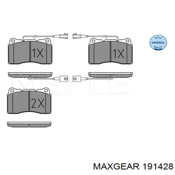 Pastillas de freno 1525SH Peugeot/Citroen