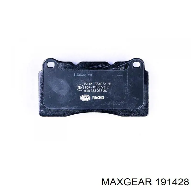 19-1428 Maxgear pastillas de freno delanteras