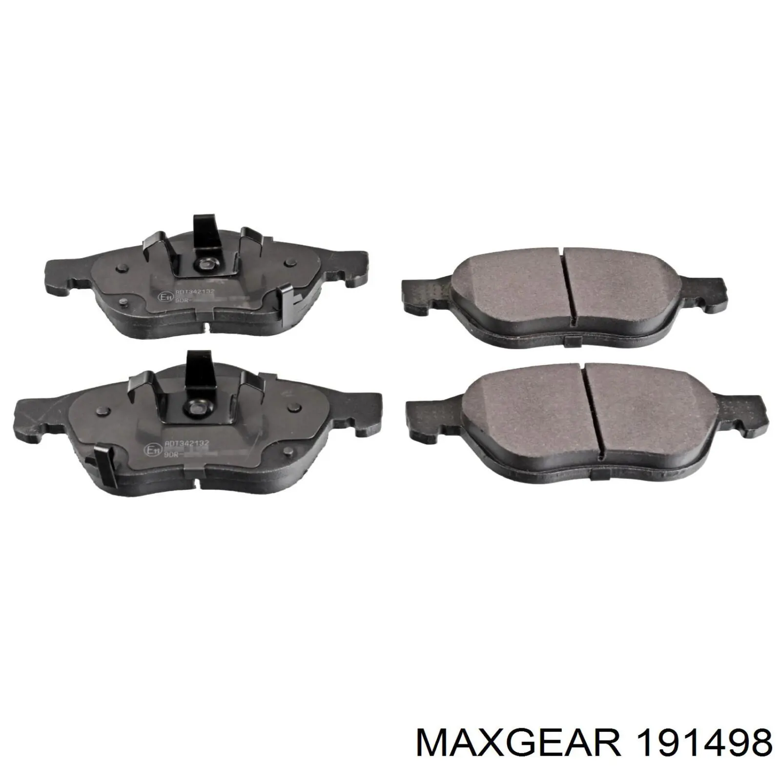 19-1498 Maxgear pastillas de freno delanteras