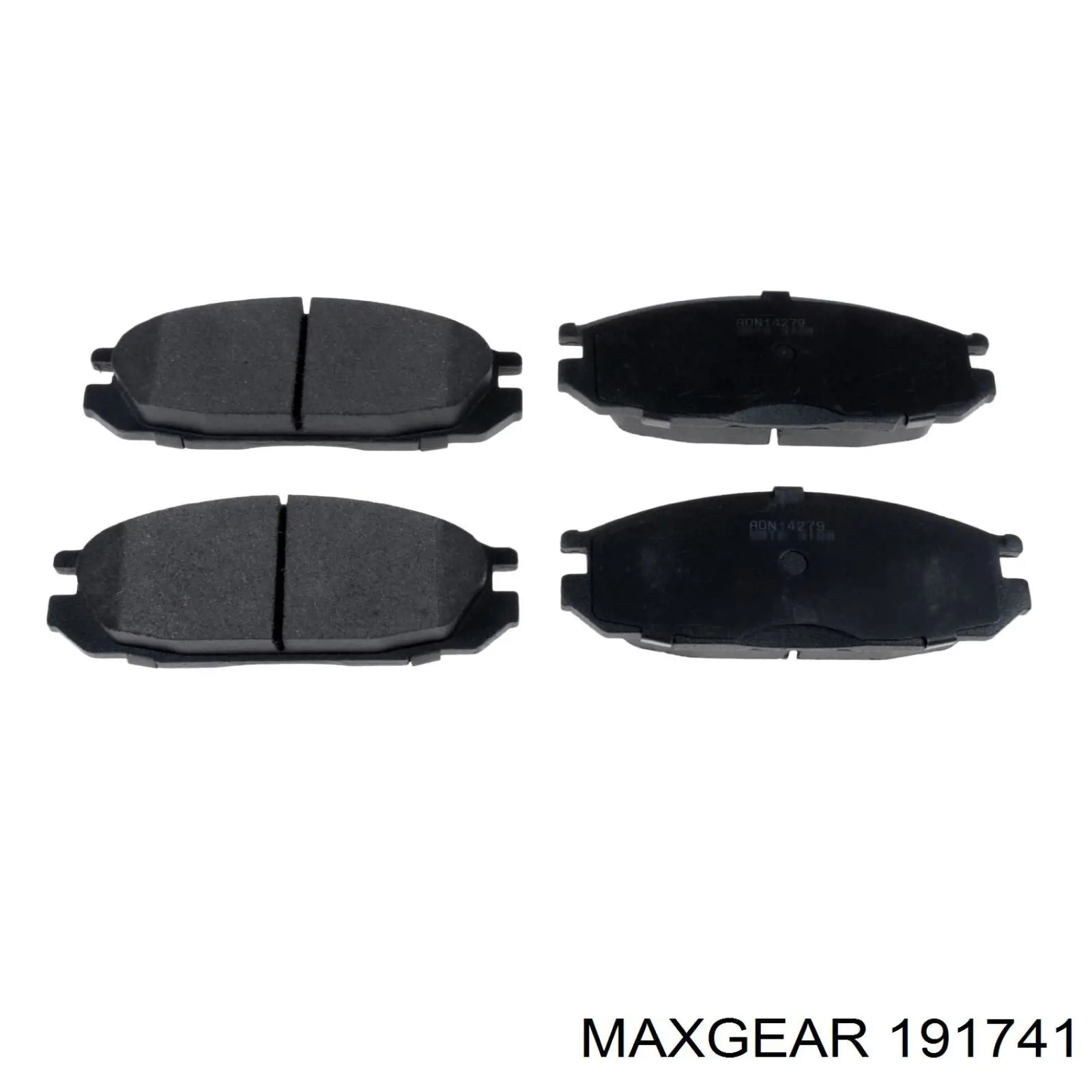 19-1741 Maxgear pastillas de freno traseras