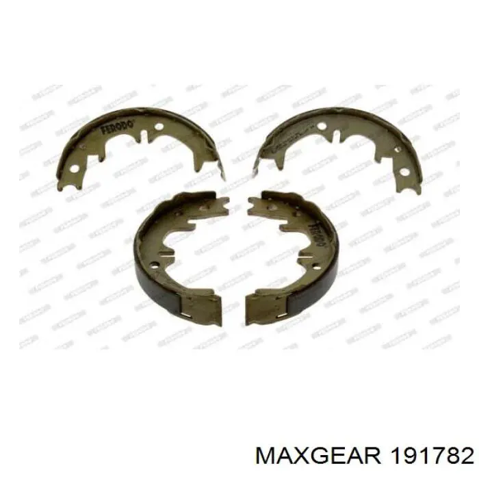 19-1782 Maxgear juego de zapatas de frenos, freno de estacionamiento